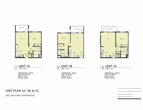 Floor plan for 1 bed, 1 bath, 588 sqft